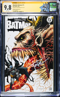 ABSOLUTE BATMAN #15 SS CGC 9.8 🔥 SIGNED BY TYLER KIRKHAM VARIANT