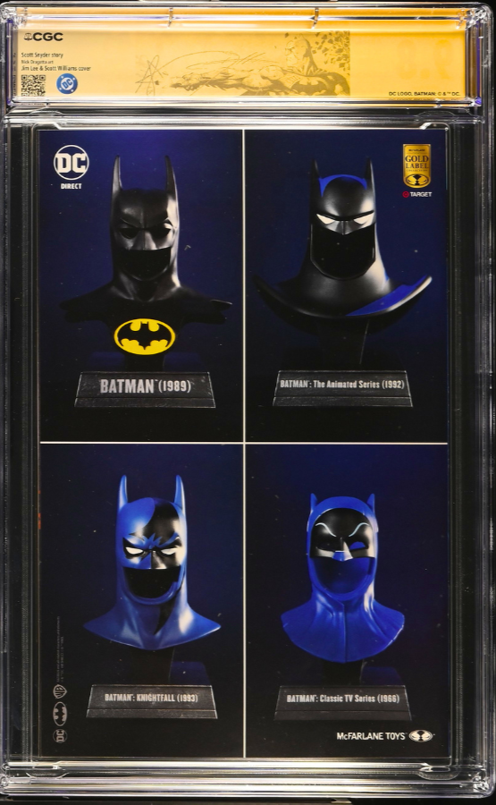ABSOLUTE BATMAN #1 SS CGC 9.8 🔥 LEE AND WILLIAMS COVER SIGNED BY LEE AND SNYDER