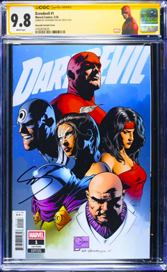 DAREDEVIL 1 CGC SS 9.8 🔥 1:1000 JOE QUESADA VARIANT SIGNED STEPHANIE PHILLIPS