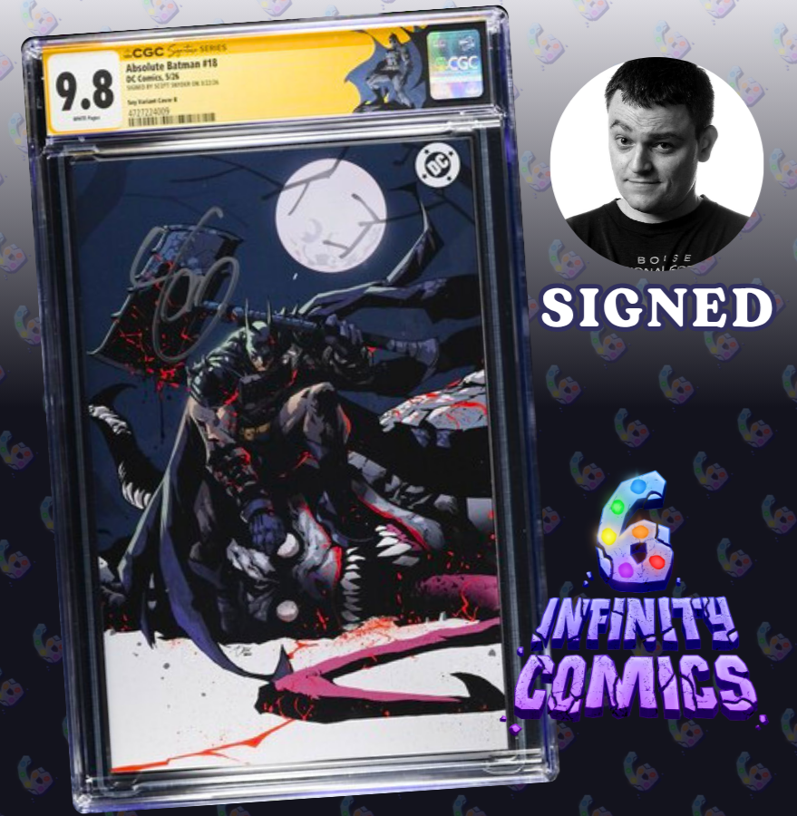 ABSOLUTE BATMAN #18 SS CGC 9.8 🔥 SIGNED BY SCOTT  SNYDER - DEXTER SOY VIRGIN