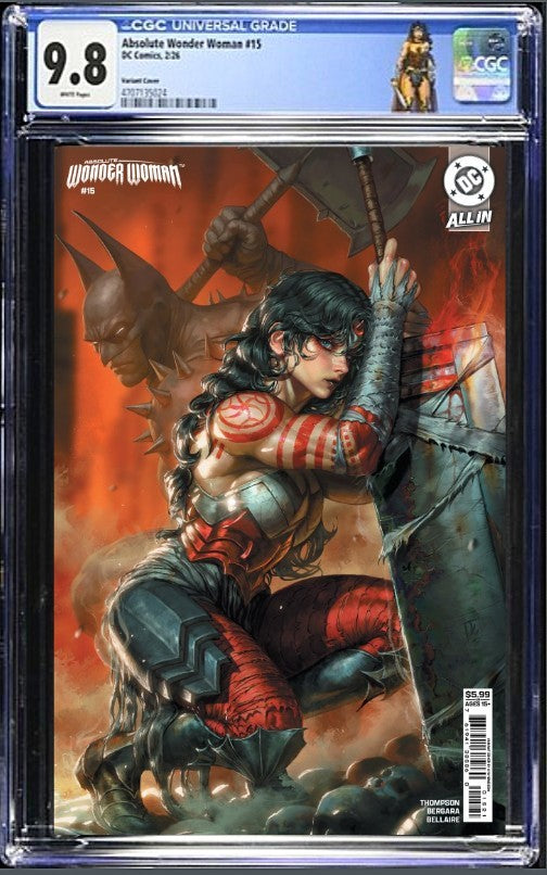 ABSOLUTE WONDER WOMAN #15 CGC 9.8 🔥 COVER D KYUYONG EOM VARIANT