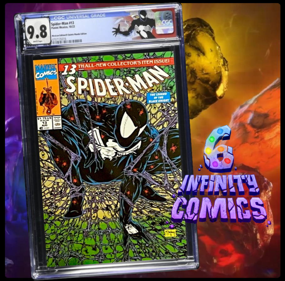 SPIDER-MAN #13 CGC 9.8 🔥 PANINI MEXICO FOIL SPIDER-MAN LABEL