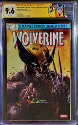 🔥🚨 WOLVERINE #1 CGC 9.6 SS Clayton Crain INFINITY SIGNATURE TRADE 🔥 JTC LABEL