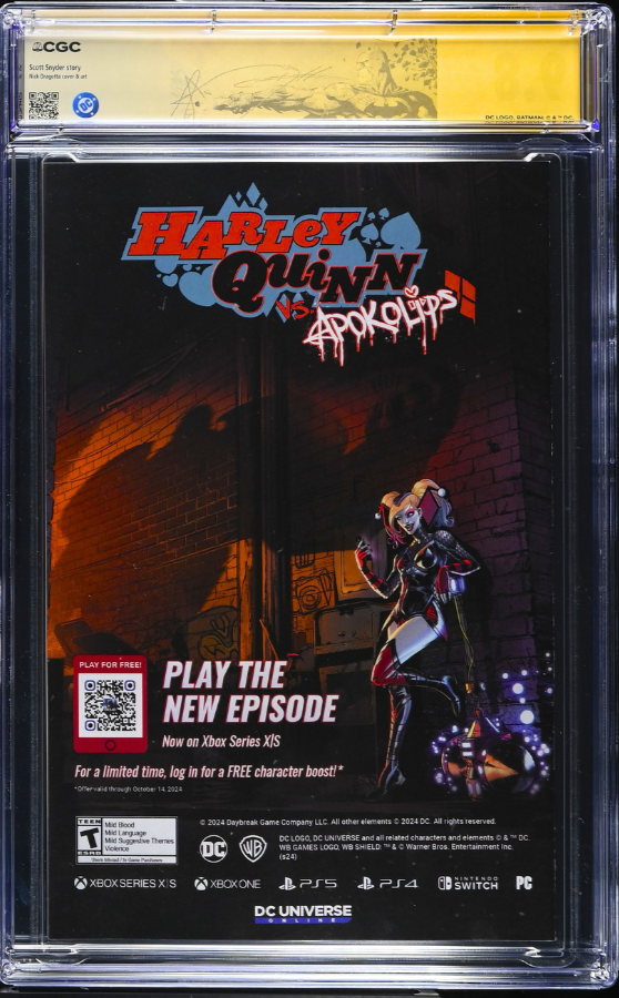 ABSOLUTE BATMAN #1 SS CGC 9.8 🔥 DRAGOTTA MAIN COVER A SIGNED BY SCOTT SNYDER