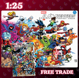 JLA/AVENGERS #3 🔥 1:25 FACSIMILE EDITION SKOTTIE YOUNG WRAPAROUND MARVEL/DC