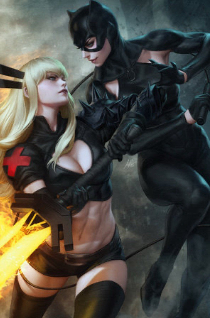 Marvel/DC: Deadpool/Batman #1 Artgerm [1:100] Virgin Variant 🔥 TOPLOADER