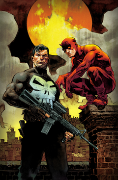 DAREDEVIL/PUNISHER: THE DEVIL'S TRIGGER #1 🔥 1:25 DAN PANOSIAN VIRGIN 2ND PRINT