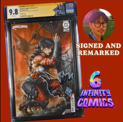 ABSOLUTE WONDER WOMAN #15 CGC 9.8 SS 🔥 COVER D KYUYONG EOM SIGNED AND REMARKED