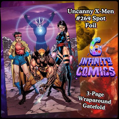 UNCANNY X-MEN #269 Spot Foil Wraparound |  Jim Lee | 1st Savage Land Rogue| COA