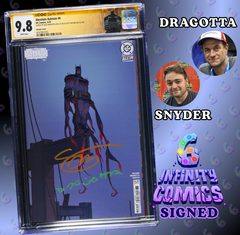 ABSOLUTE BATMAN #6 SS CGC 9.8 🔥 FRANK QUITELY COVER SIGNED BY SNYDER DRAGOTTA