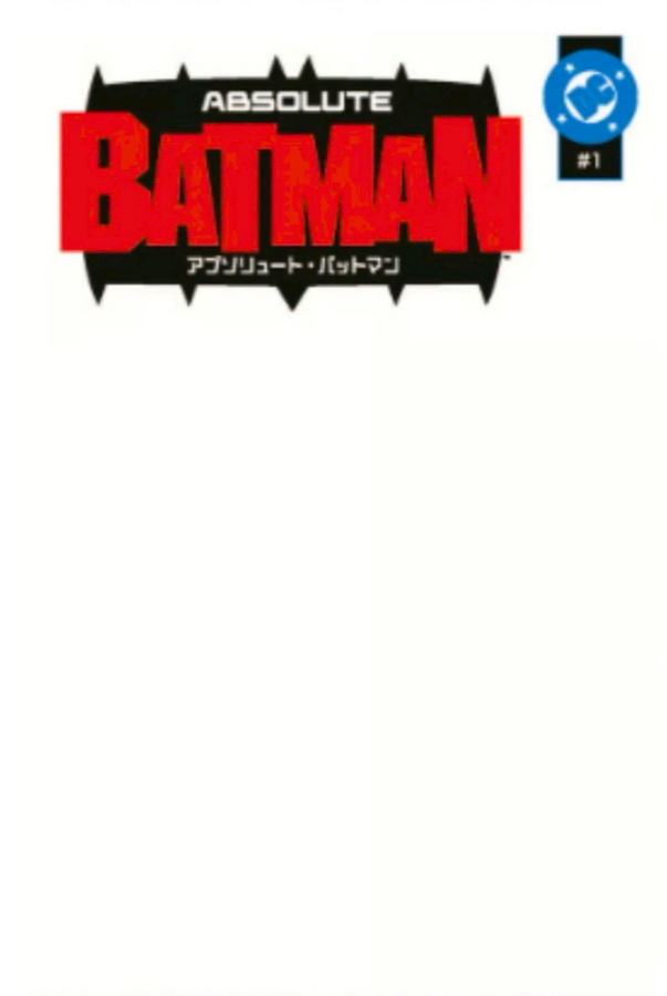 ABSOLUTE BATMAN #1 🦇 SET OF 4 1ST PRINT JAPANESE PHASE 6 DRAGOTTA BROOKS MANN