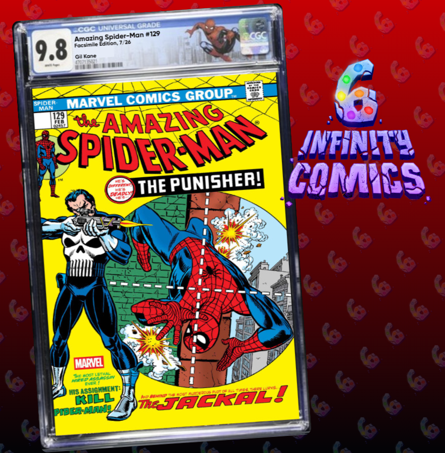 AMAZING SPIDER-MAN 129 CGC 9.8 🔥 FACSIMILE EDITION 2026 CUSTOM SPIDER-MAN LABEL