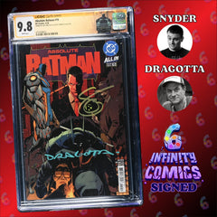 ABSOLUTE BATMAN #19 SS CGC 9.8 🔥 DRAGOTTA COVER 2x SIGNED BY SNYDER & DRAGOTTAA