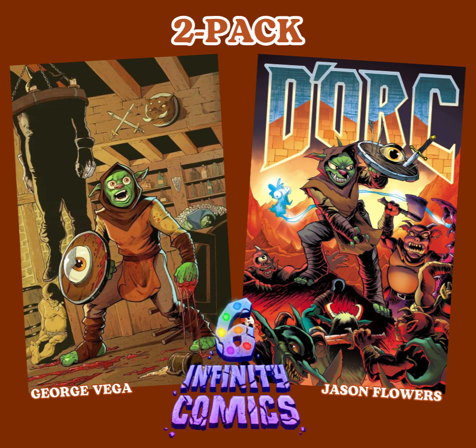 D'ORC #5 🔥 GEORGE VEGA VIRGIN VARIANT AND JASON FLOWERS SET PRE-SALE