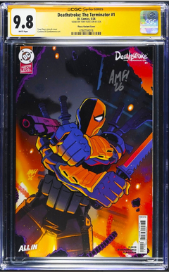 DEATHSTROKE: THE TERMINATOR #1 CGC SS 9.8 🔥 TONY FLEECS 1:25 RATIO SIGNED