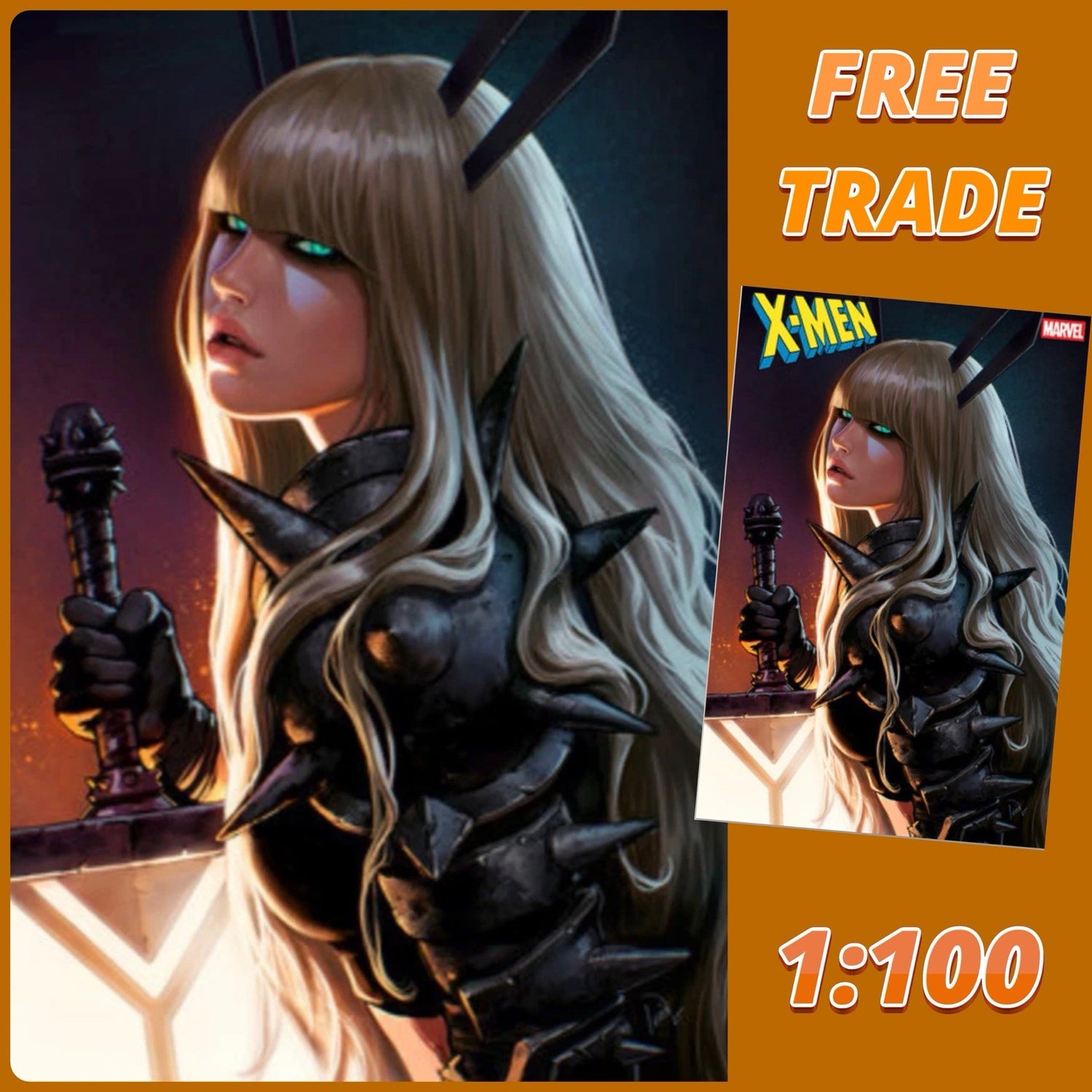 X-MEN #23 🔥 IVAN TALAVERA MAGIK VIRGIN VARIANT 1:100
