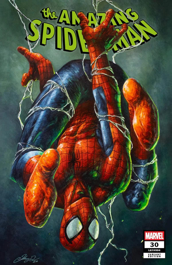 AMAZING SPIDER-MAN #30 🔥 JOHNNY DESJARDINS EXCLUSIVE TRADE VARIANT LTD