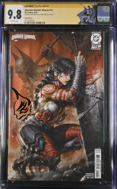 ABSOLUTE WONDER WOMAN #15 CGC 9.8 SS 🔥 COVER D KYUYONG EOM SIGNED AND REMARKED
