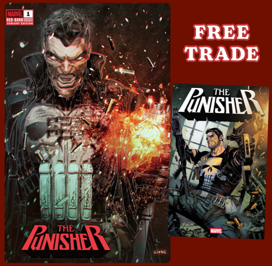 PUNISHER: RED BAND #1 💀 JOHN GIANG TRADE VARIANT FANEXPO NEW ORLEANS EXCLUSIVE