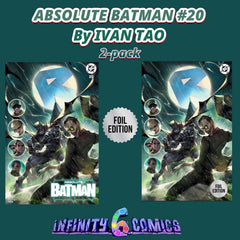 ABSOLUTE BATMAN #20 🦇🔥 IVAN TAO EXCLUSIVE VIRGIN FOIL & TRADE DRESS SET