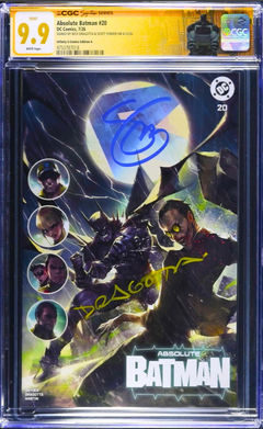 SS CGC 9.9 ‼️ ABSOLUTE BATMAN #20 🔥 TAO EXCLUSIVE TRADE SIGNED SNYDER DRAGOTTA