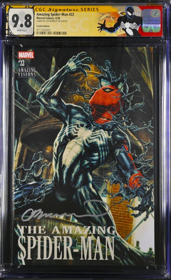 AMAZING SPIDER-MAN #22 SS CGC 9.8 🔥 SIGNED BY LEE BERMEJO VARIANT