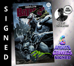 [SIGNED] ABSOLUTE BATMAN #24 🔥 RYAN BENJAMIN FOIL TRADE I6C NYCC EXCLUSIVE