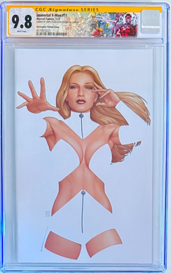 IMMORTAL X-MEN 11 CGC 9.8 SS🔥 SIGNED JOHN TYLER CHRISTOPHER EMMA FROST NEGATIVE