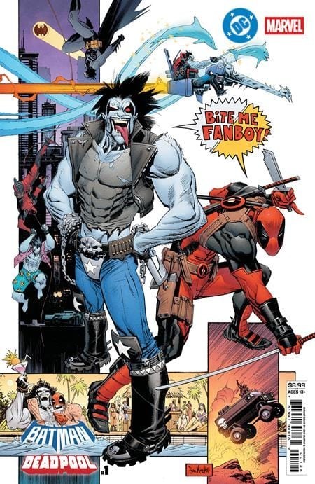 BATMAN DEADPOOL 1 🔥 CVR M SEAN GORDON MURPHY LOBO DEADPOOL - SIGNED WILLIAMSON