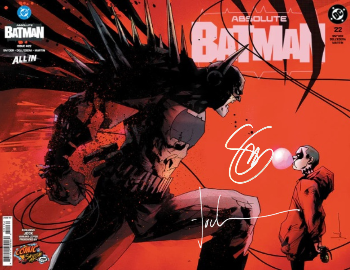 [2x SIGNED] ABSOLUTE BATMAN 22 HARLEY QUINN 🔥WRAPAROUND 2X SIGNED JOCK & SNYDER
