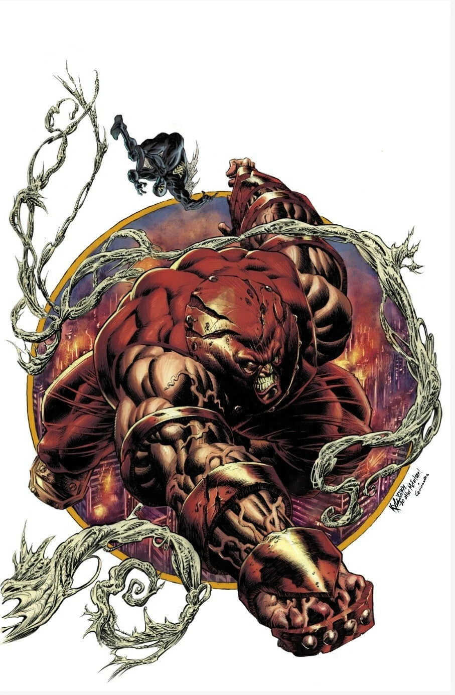 Juggernaut, Kyle Hotz, Exclusive Variant, White virgin, Virgin Variant, Virgin, Homage, Incentive, LTD 1000