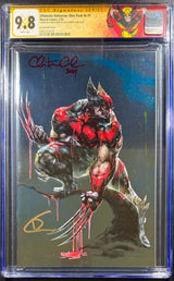Ultimate wolverine, ultimate universe #1, Chris Condon, DENIZ Camp, Ivan Tao, custom label, custom wolverine label, signed by, double signed, foil, CGC, CGC 9.8, first appearance, 1st appearance, app