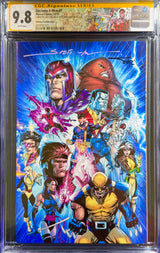X-Men, X-men 1, Scott Williams, Alex Sinclair, retailer exclusive, CGC, CGC 9.8, Wolverine, magneto, gambit, Rogue, SS, signed by