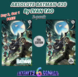 B2G1FREE!!                              ABSOLUTE BATMAN #20 🦇🔥 IVAN TAO EXCLUSIVE VIRGIN FOIL & TRADE DRESS SET
